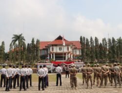 Siap Amankan Pemilu 2024, Polres Tanggamus Sinergi Gelar Pasukan Operasi Mantap Brata