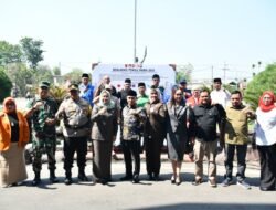 Antisipasi Gangguan Pemilu 2024, Dandim 0815/Mojokerto Hadiri Apel Gelar Pasukan & Simulasi Sispamkota