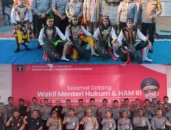 Kunjungi Rutan Menggala Dan Rutan Sukadana, Wamenkumham Disambut Penampilan Kesenian Warga Binaan