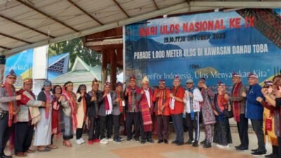 Sukses di Danau Toba, Ulos 1.000 Meter Akan Dibentang Depan Istana Negara dan Keliling Monas