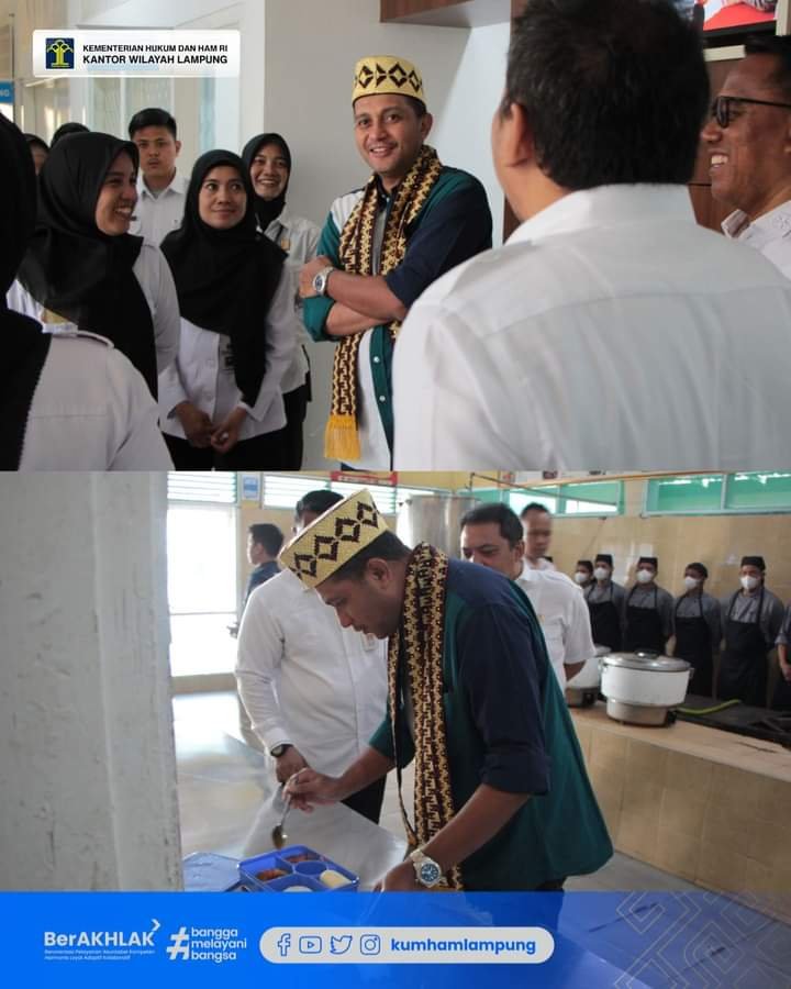 Apresiasi Hasil Ragam Pembinaan WBP, Wamenkumham Awali Kunjungan Hari ke-2 di Lapas Kelas I Bandar Lampung