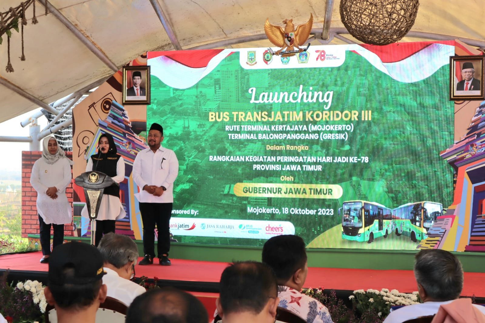 Bus Trans Jatim Mojokerto-Gresik Resmi Beroperasi, Masyarakat Bisa Nikmati Gratis