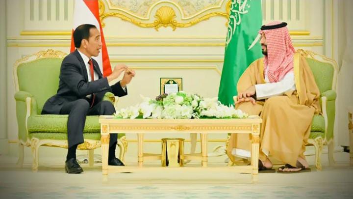 Bertemu Dengan Pangeran Mohammed bin Salman Al- Saud (MBS), Jokowi Ajak Arab Saudi Hentikan Eskalasi Konflik di Gaza