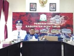 Pj. Sekda Aceh Timur Koordinasi   Rapat Koordinasi Pembangunan Pusat Dan Daerah Inflasi