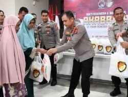 Peringati 32 Tahun Pengabdian AKABRI TNI-Polri 91, Polres Aceh Timur Membagikan 100 Paket Sembako