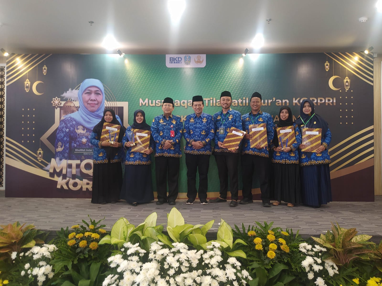 Bangga, Kota Mojokerto Boyong Juara MTQ KORPRI Jatim 2023