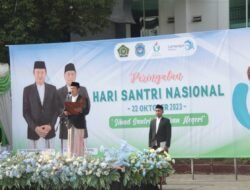 Dandim Lamongan Hadiri Peringatan Hari Santri Nasional