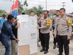 Optimalkan Pengamanan Pemilu 2024, Kapolres Tebo Laksanakan Pengecekan Gudang Logistik di Kabupaten Tebo