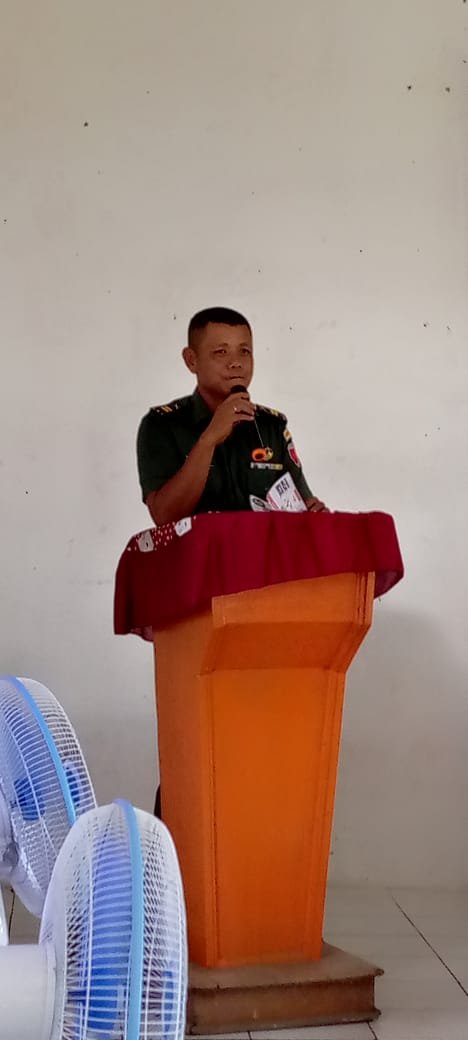 Danramil 1509-01/ Bacan Hadiri Grebek Stunting di Desa Bibinoi Kecamatan Bacan Timur Tengah