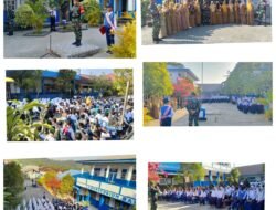 Kegiatan Upacara Bendera dan Edukasi Pencegahan Bullying Kepada Siswa – siswi SMP Negeri 1 Halsel Desa Amasing Kota Utara  Kecamatan Bacan