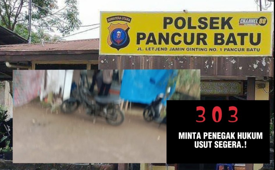 Sepertinya Polsek Pancur Batu Tidak Mampu Memberantas Judi dan Narkoba di Wilayah Hukumnya