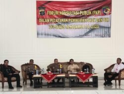 Perdana, Polres Tanggamus Gelar Forum Konsultasi Publik Pelayanan SKCK dan SIM Tahun 2023