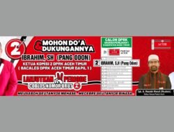 Calon Legislatif DPRK dari Partai Aceh IBRAHIM Panglima Odon SH Datang dan Saksikan Laga Final Piala APDESI