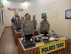 Polres Tebo Sukuran Humas Polri Yang Ke 72 Dilaksanakan Secara Daring Melalui Zoom Meeting