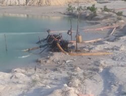 Tambang Timah Diduga Milik Indra Desa Lubuk Pabrik Tanpa Tersentuh APH