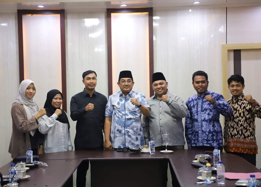 Bupati Anwar Sadat Terima Audiensi Panitia Muscab IKA PMII