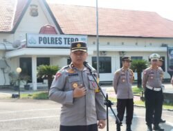 Polres Tebo Melaksanakan Patroli Skala Besar Satgas Operasi Mantap Brata 2023-2024