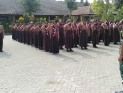 Peran Aktif Koramil 0815/17 Trawas Berikan Ilmu Kepemimpinan Di SMPN 2 Trawas