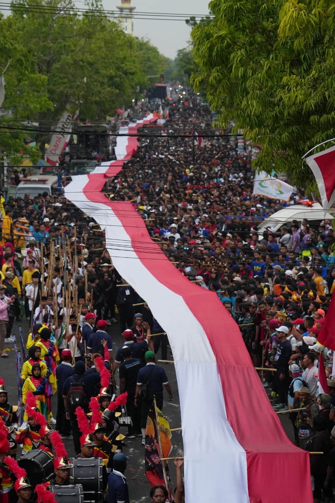 Kembali Dilaksanakan, Gerak Jalan Perjuangan Mojokerto - Suroboyo Pecahkan Rekor Muri