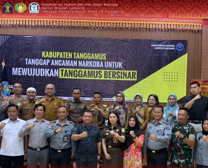 Tanggap Ancaman Narkoba Wujudkan Tanggamus BERSINAR, Kalapas Dan Karutan Kotaagung Hadiri Workshop Penggiat P4GN