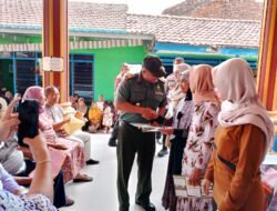 Danramil Bangsal Hadiri Penyerahan Sertifikat Tanah Program PTSL Desa Gayam