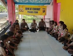 Polres Tebo Kembali Melaksanakan Jum,at Curhat Yang Sudah Menjadi Agenda Rutinitas