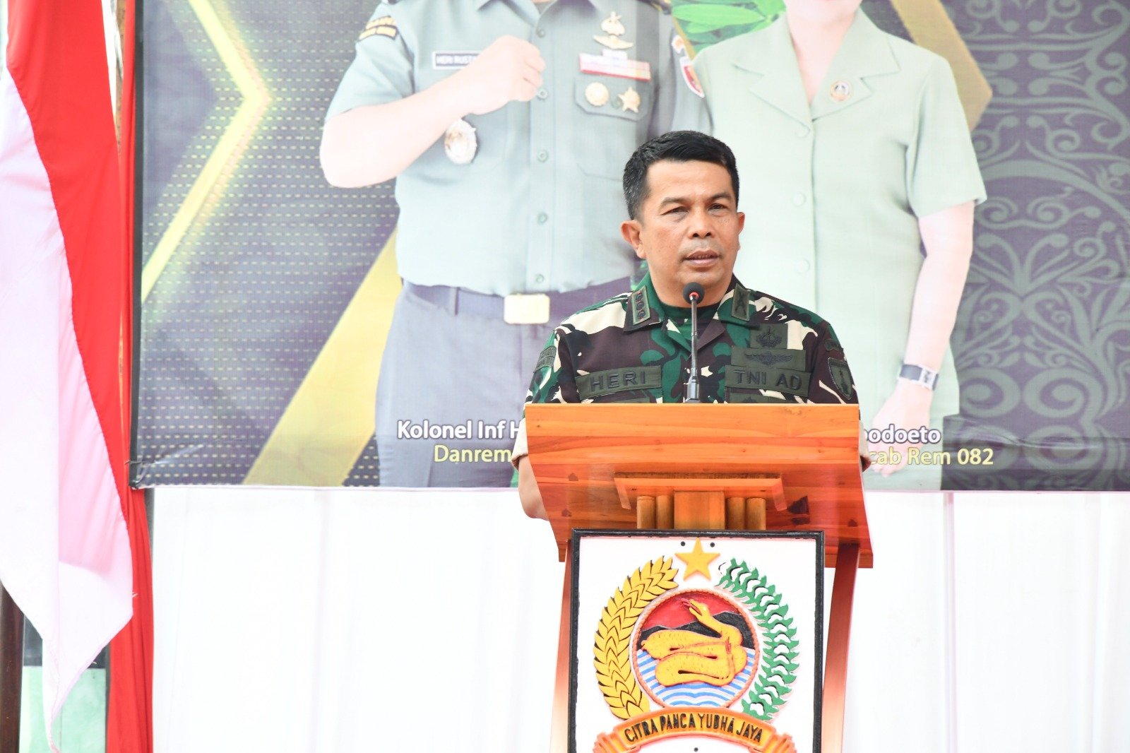 Kunjungi Kodim 0815/Mojokerto, Begini Pesan Danrem 082/CPYJ