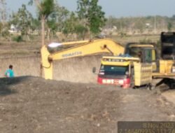 Tambang Galian Dekat Rumah Kades Grebegan Bojonegoro, Diduga Tidak Mengantongi Perijinan