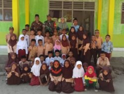 Babinsa Desa Kotunang Memberikan Sosialisasi Pencegahan Bullying di Sekolah MI. Nurussabah Kecamatan Bacan Barat