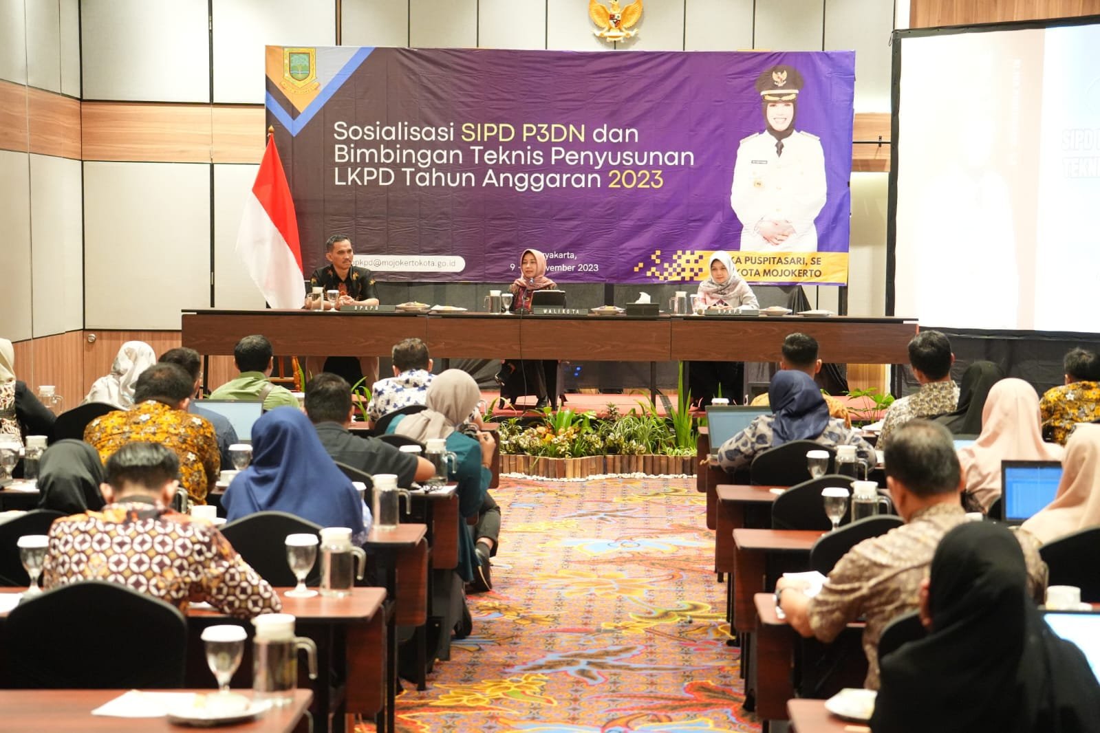 Komitmen Penuhi Target Belanja Produk Dalam Negeri, Pemkot Mojokerto Gelar Sosialisasi Aplikasi SIPD P3DN Dan Bimtek Penyusunan LKPD