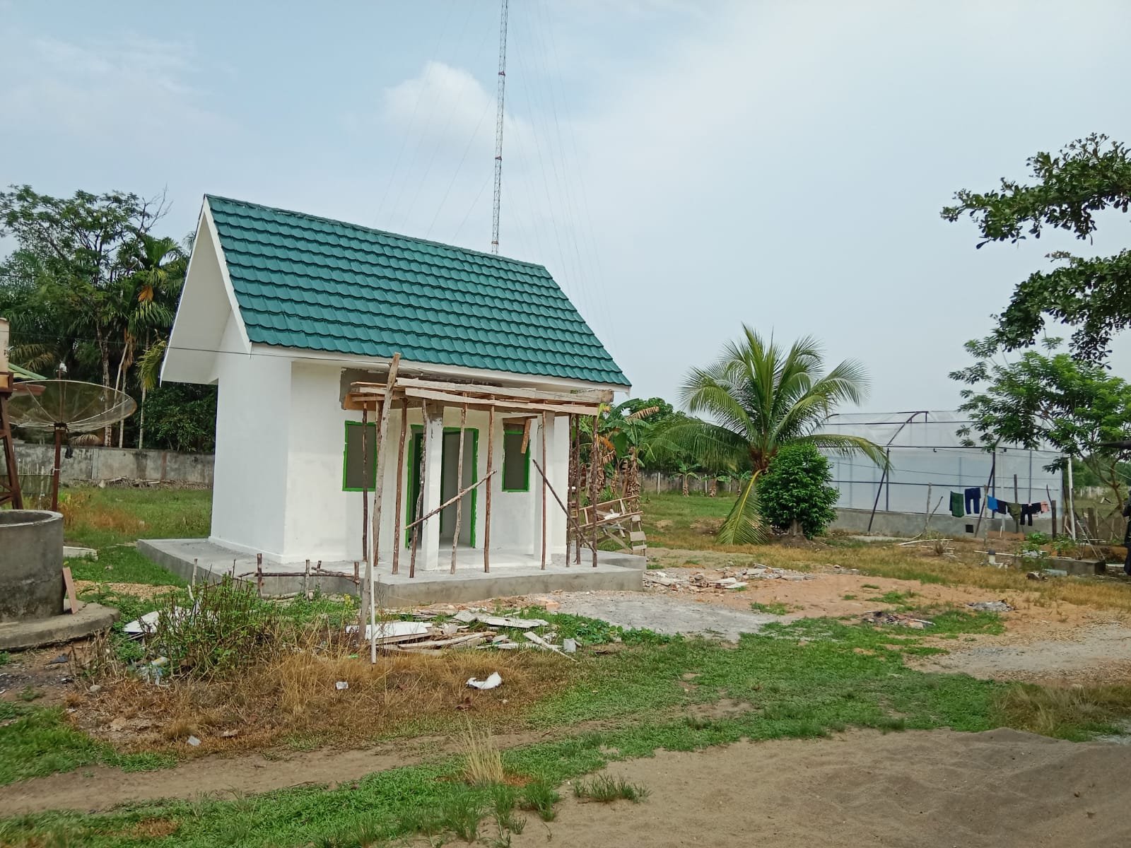 Pembangunan Gedung Balai Pertanian di Marosebo Ulu Diduga Dikerjakan Asal Jadi
