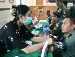 Skrining PTM, Sasar Prajurit Militer & PNS Kodim 0815/Mojokerto