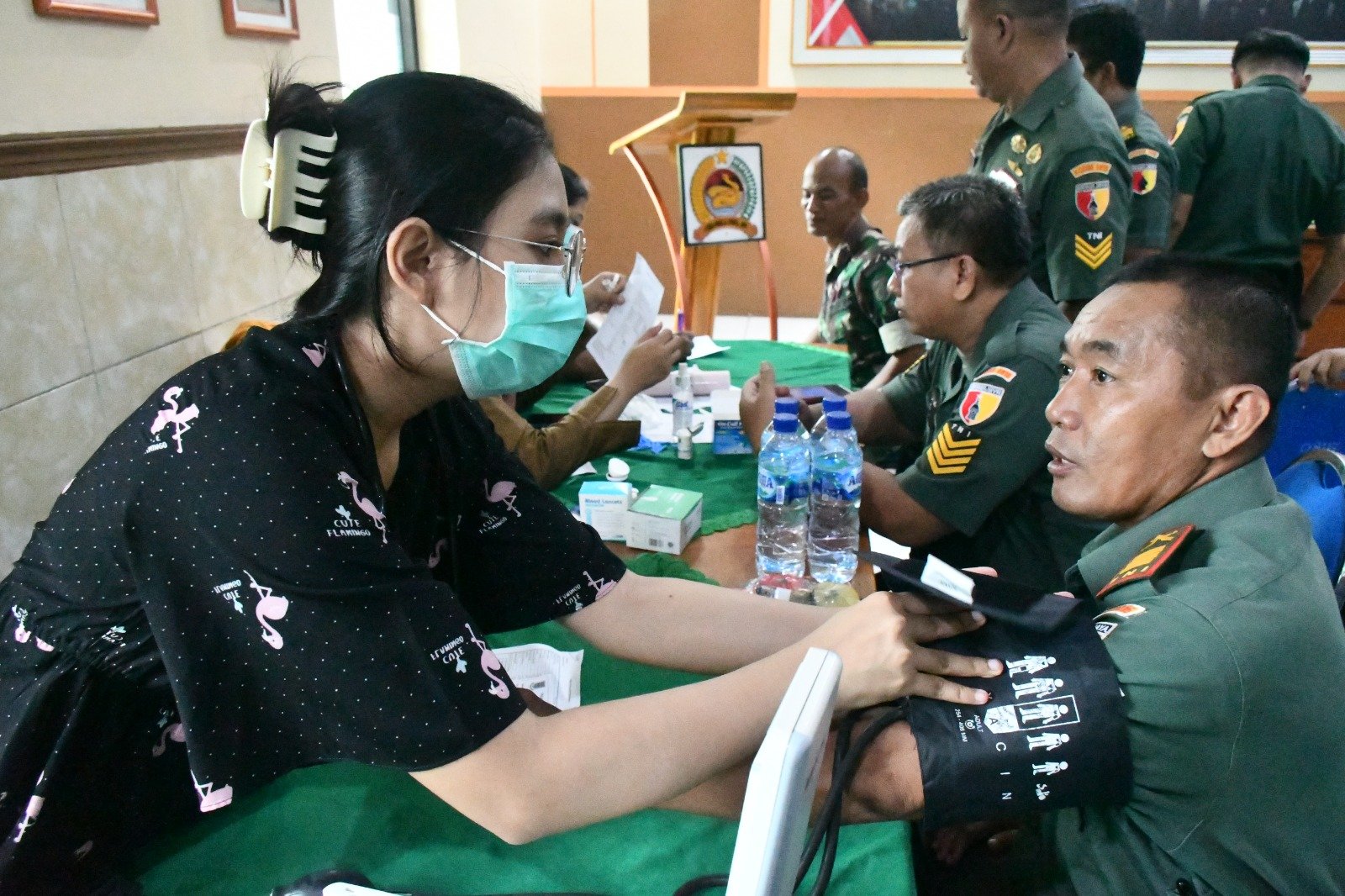 Skrining PTM, Sasar Prajurit Militer & PNS Kodim 0815/Mojokerto