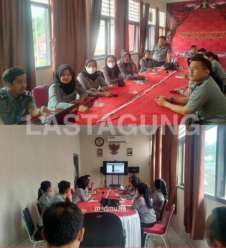 Guna Pelaksanaan RB Menuju WBK Semakin Semakin Lebih Baik, Lapas Kotaagung Kedatangan Tim Monev Kanwil Lampung