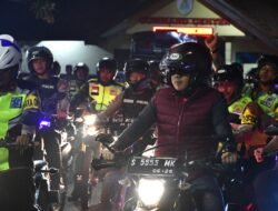 Jaga Kondusifitas Malam Hari, Kodim 0815/Mojokerto & Polres Gelar Patroli Skala Besar