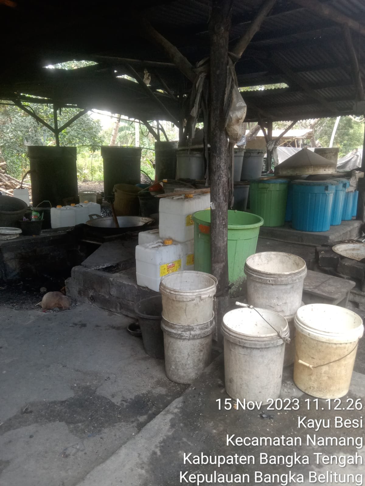 Pabrik Arak Diduga Milik AB Didesa Namang Tanpa tersentuh APH