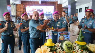 Peringati HUT Ke-78 Marinir TNI AL, Koarmada III Gelar Syukuran