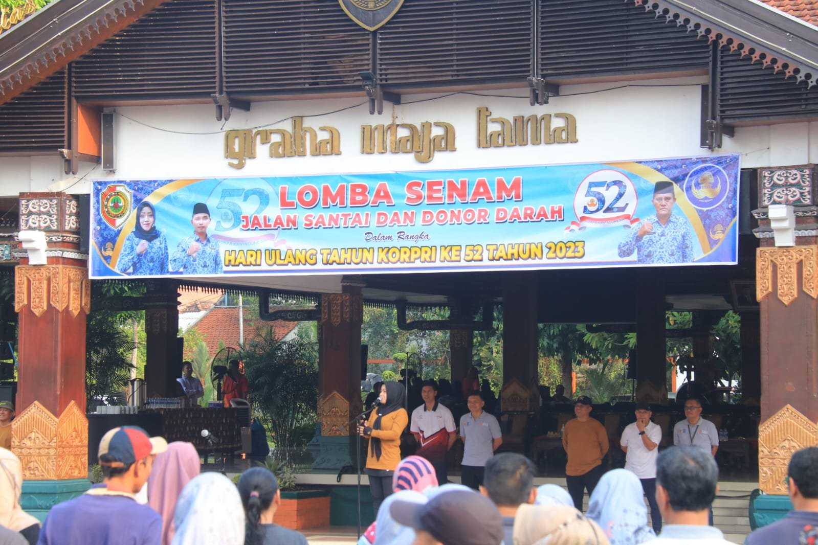 Peringati HUT Korpri Ke-52, DP Korpri Kabupaten Mojokerto Gelar Rangkaian Kegiatan Sosial-Lomba Olahraga