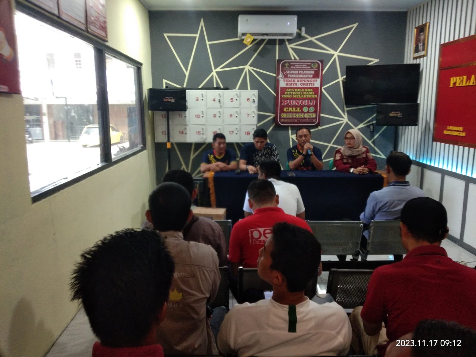 Jelang natal 2023 Rutan Kelas II B kota Agung Berikan Remisi