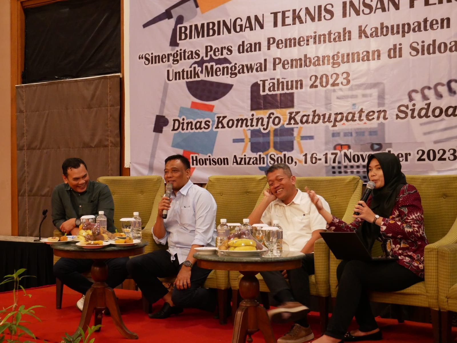 125 Jurnalis Sidoarjo Ikuti Bintek, Bupati Gus Muhdlor Sampaikan Sinergi Pentahelix, Meminta Pers Kawal Pembangunan Sidoarjo