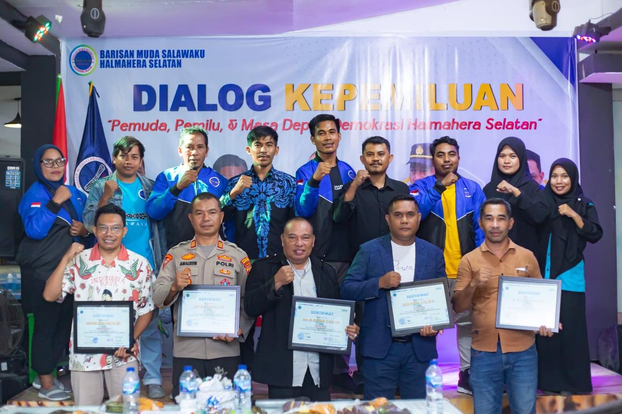 BMS Gelar Dialog Kepemiluan, Bupati Halsel Minta Pemuda Kawal Masa Depan Demokrasi