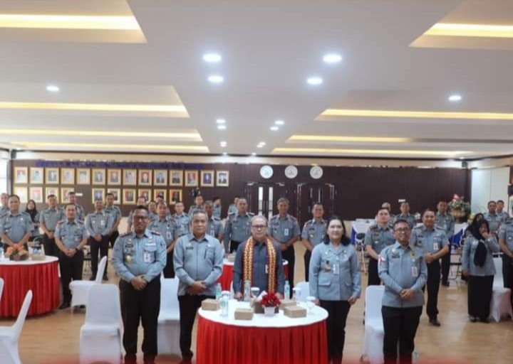 Lapas Kotaagung Ikuti Pengutan RB Untuk Capaian Kinerja Tahun 2023, Oleh Staf Ahli Menkumham Bidang Ekonomi