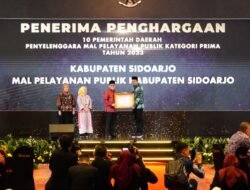 Sidoarjo Raih Penghargaan Mal Pelayanan Publik Kategori Prima dari KemenPAN RB