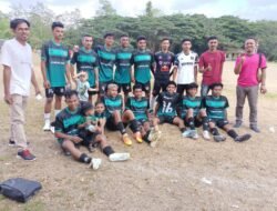 Pemdes Amasing Kali Bantai Pemdes Kukupang Dengan Skor 2 – 0