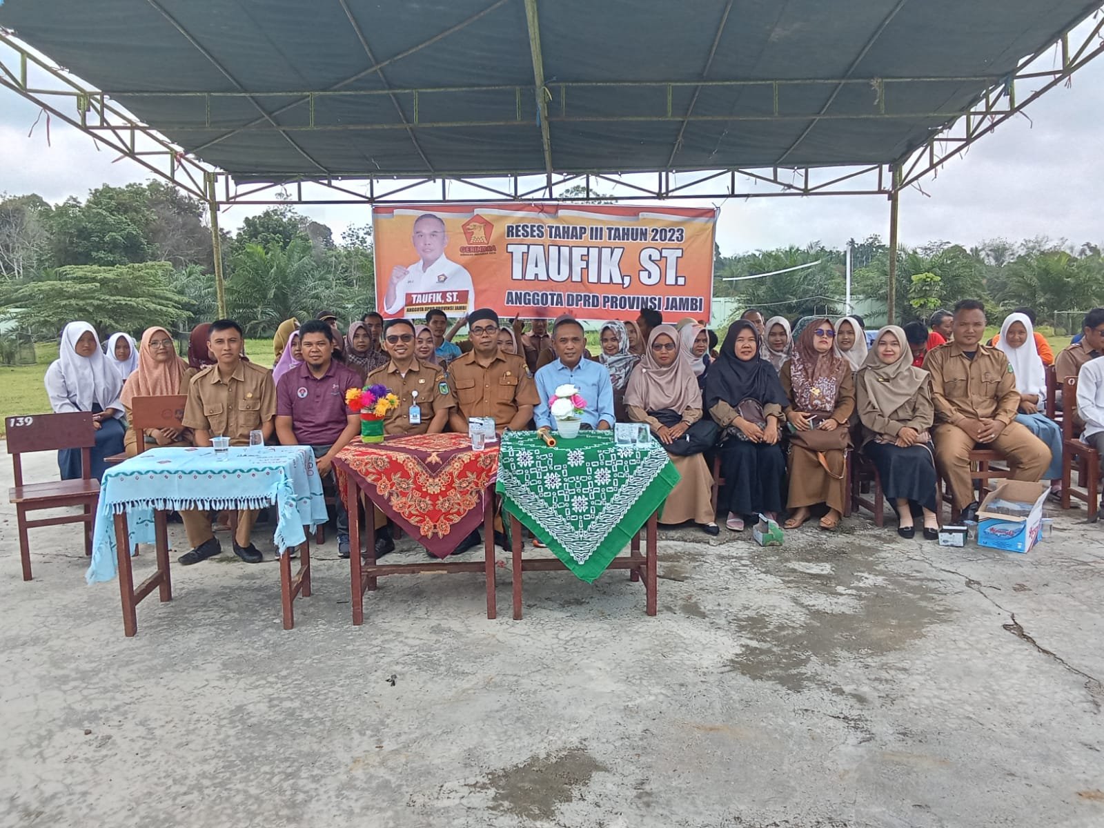 "Taufik,ST." Anggota Komisi III DPRD Provinsi Jambi Silaturahmi Bersama Insan Pendidik dan Mendengarkan Aspirasi para Guru