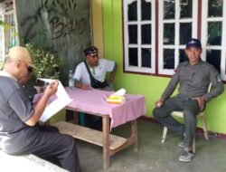 Pemerintah Kecamatan Dan Pemdes Mandaong Terjun Langsung Menilai Lingkungan di Setiap RT