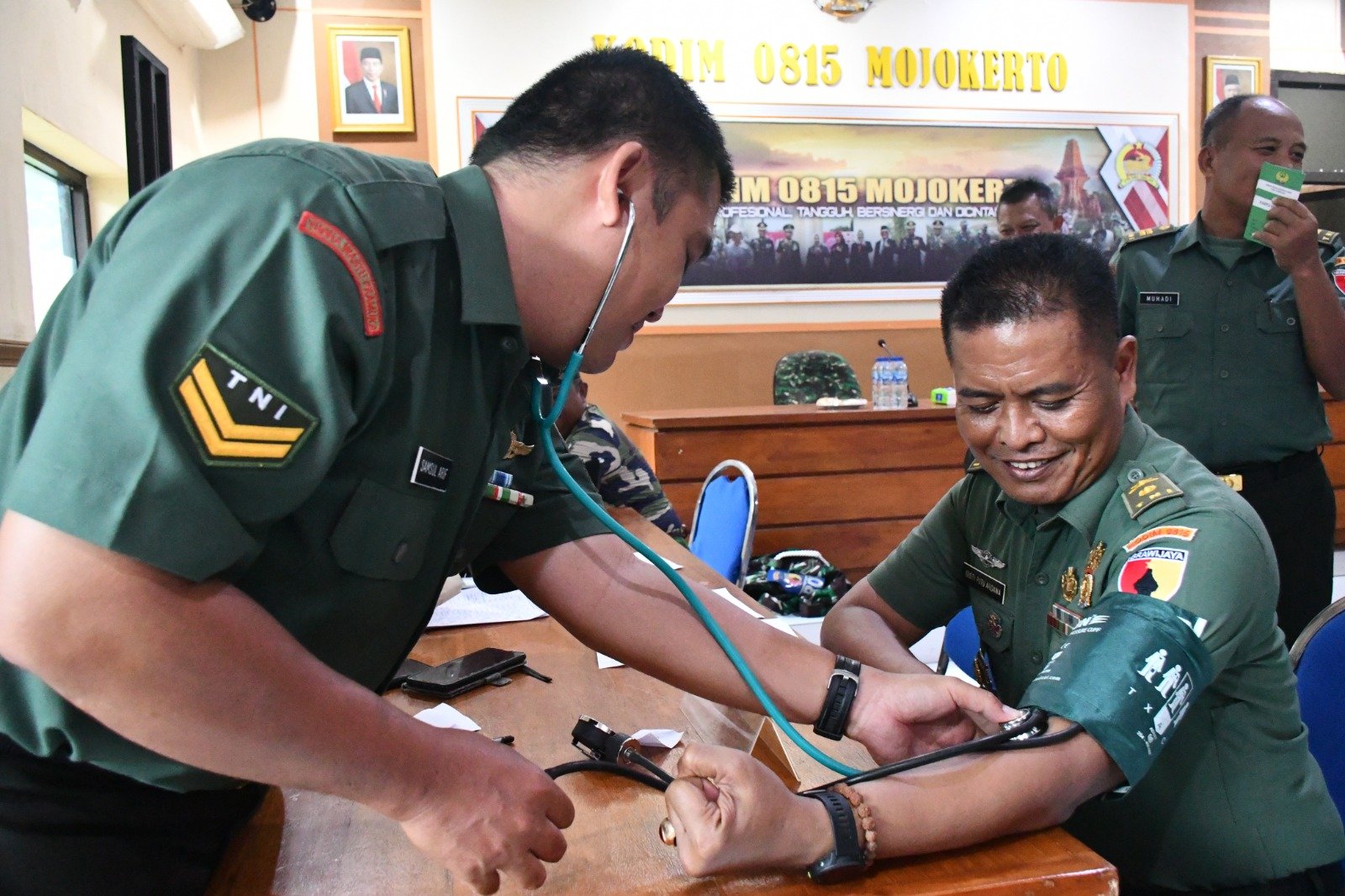 Tangkal Hepatitis B, Kodim 0815/Mojokerto Sempurnakan Vaksinasi Dosis 3