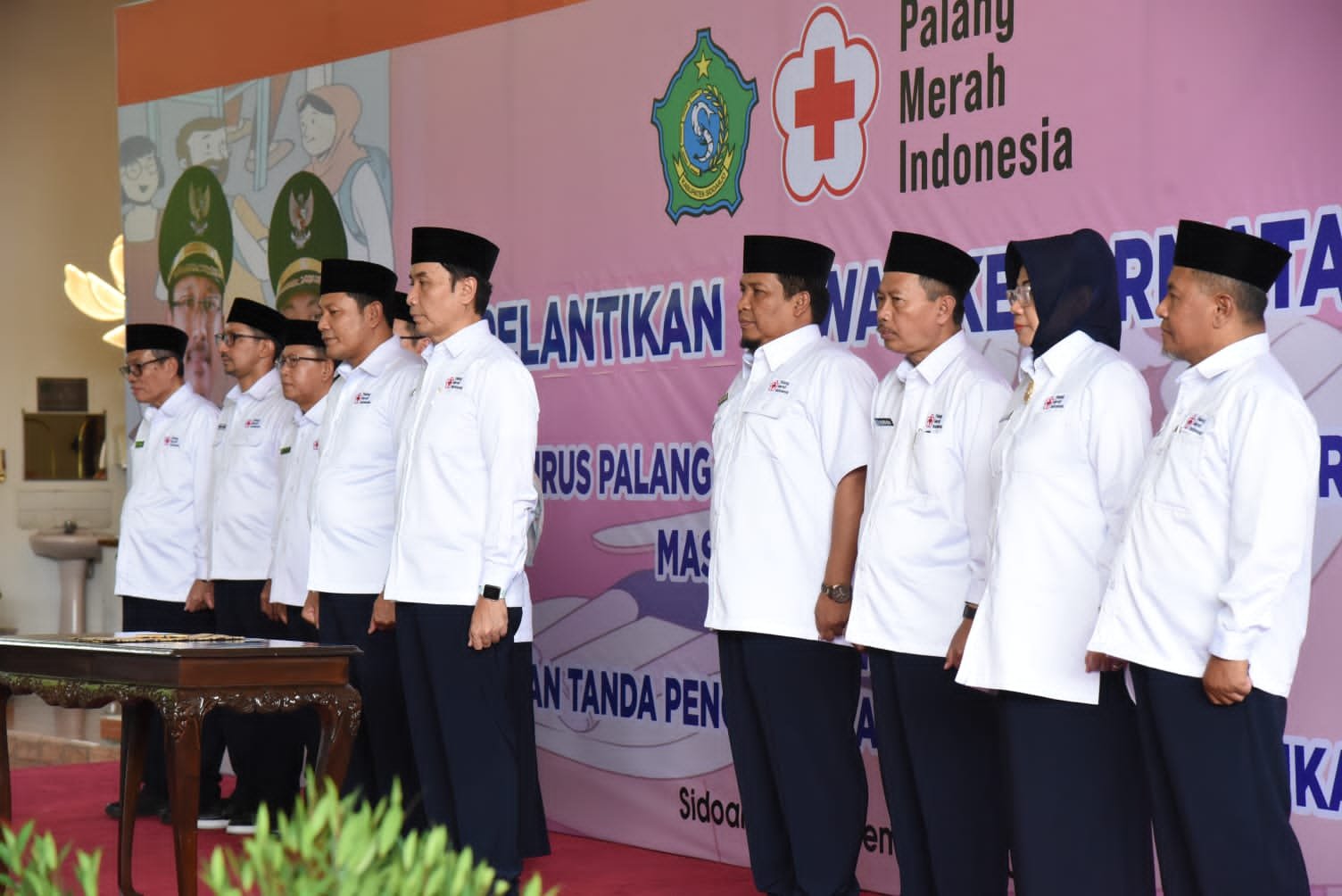 Ketua PMI Jatim Melantik Wabup Sidoarjo Sebagai Dewan Kehormatan PMI Sidoarjo