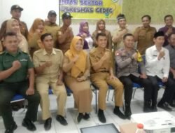 Hadiri Mini Lokakarya PKM Lespadangan, Koramil 0815/05 Gedeg Konsisten Penanganan Stunting