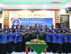 HUT Ke-52 Korpri, Kodim 0815/Mojokerto Gelar Tasyakuran